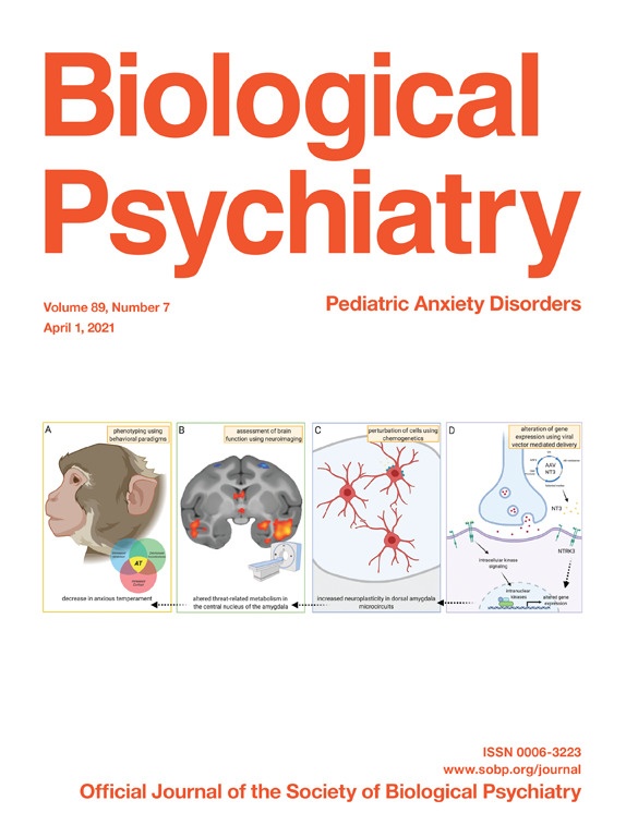 Biological Psychiatry April 1, 2021 Cover Art